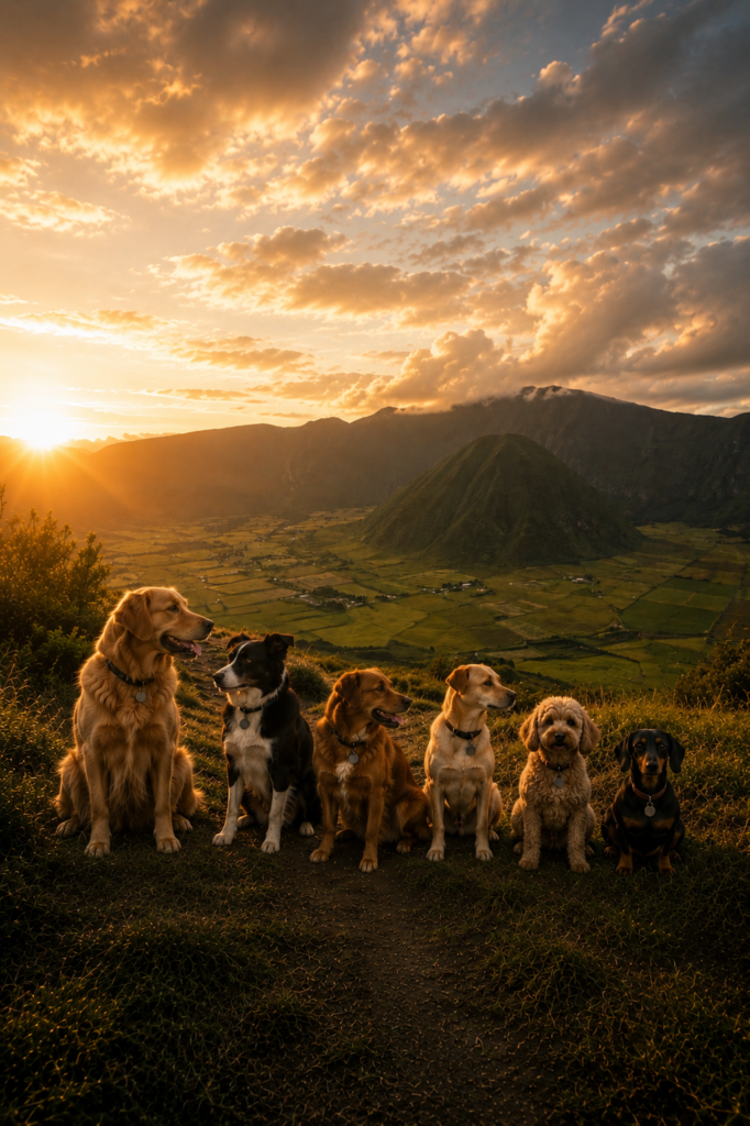 Dogs in Pululahua